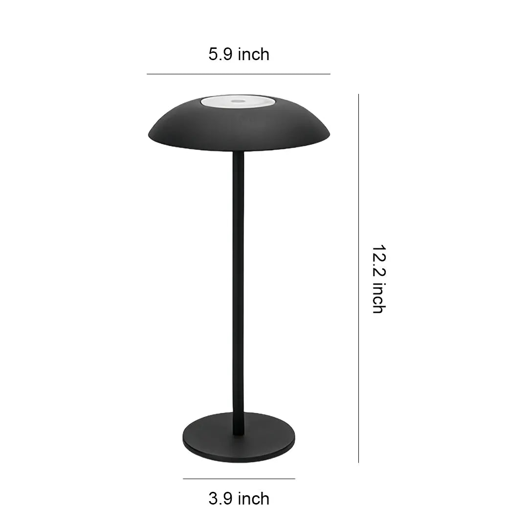 Minimalist Contemporary LED Table Lamp - Rechargeable and Dimmable Luxe