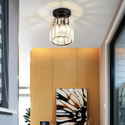 Modern Semi Flush Mount Ceiling Lights with Crystal Foyer Design