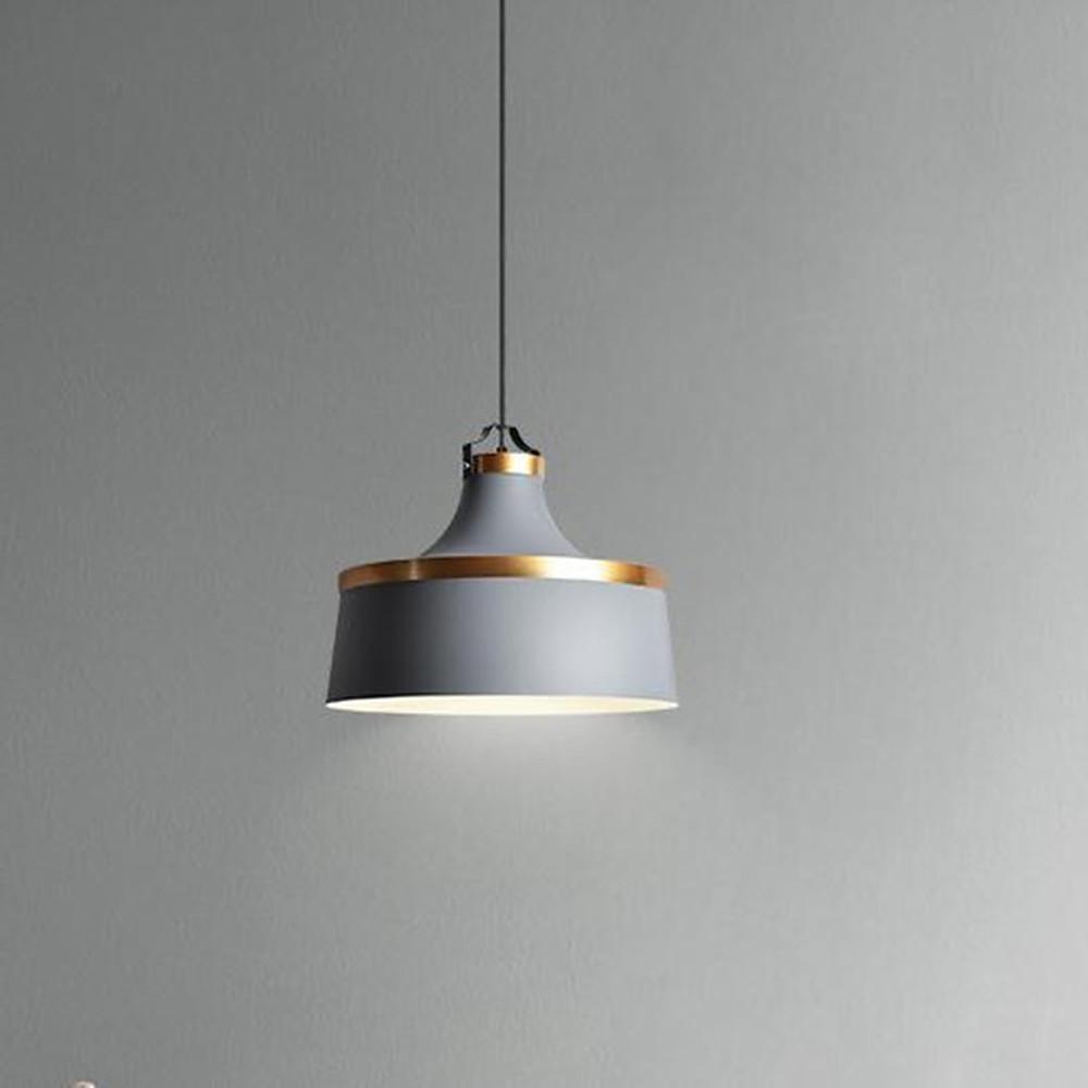 Bowled Industrial Pendant Light — Metal, 14" Diameter, E26/E27, 40W, 47" Adjustable Chain