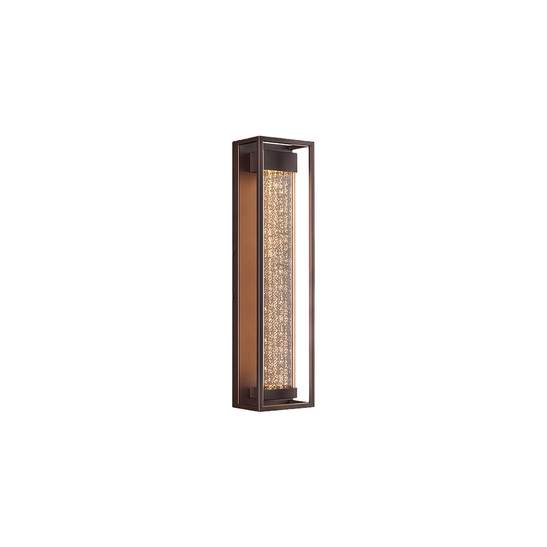 Minimalist Linear Outdoor Wall Sconce — Stainless Steel, Coffee Finish, Integrated LED, IP44, 3 Sizes