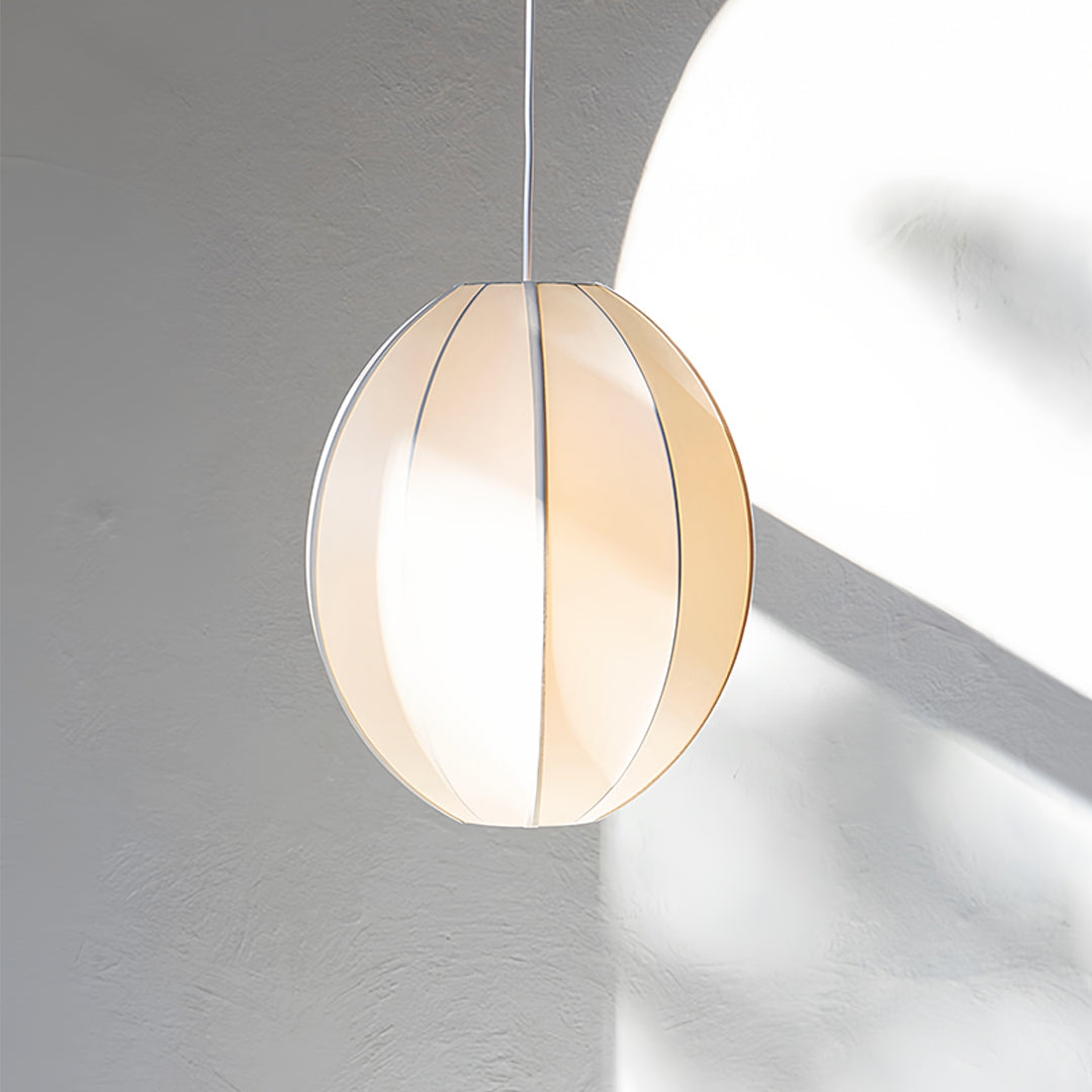 Vintage Lantern Pendant — Fabric Shade, E27, 5W LED 4000K, 30cm / 40cm / 50cm