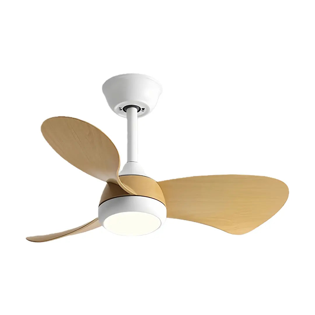 Nordic-Inspired Retro Ceiling Fan with Light - Inverter Metal Lamp Body Luxe