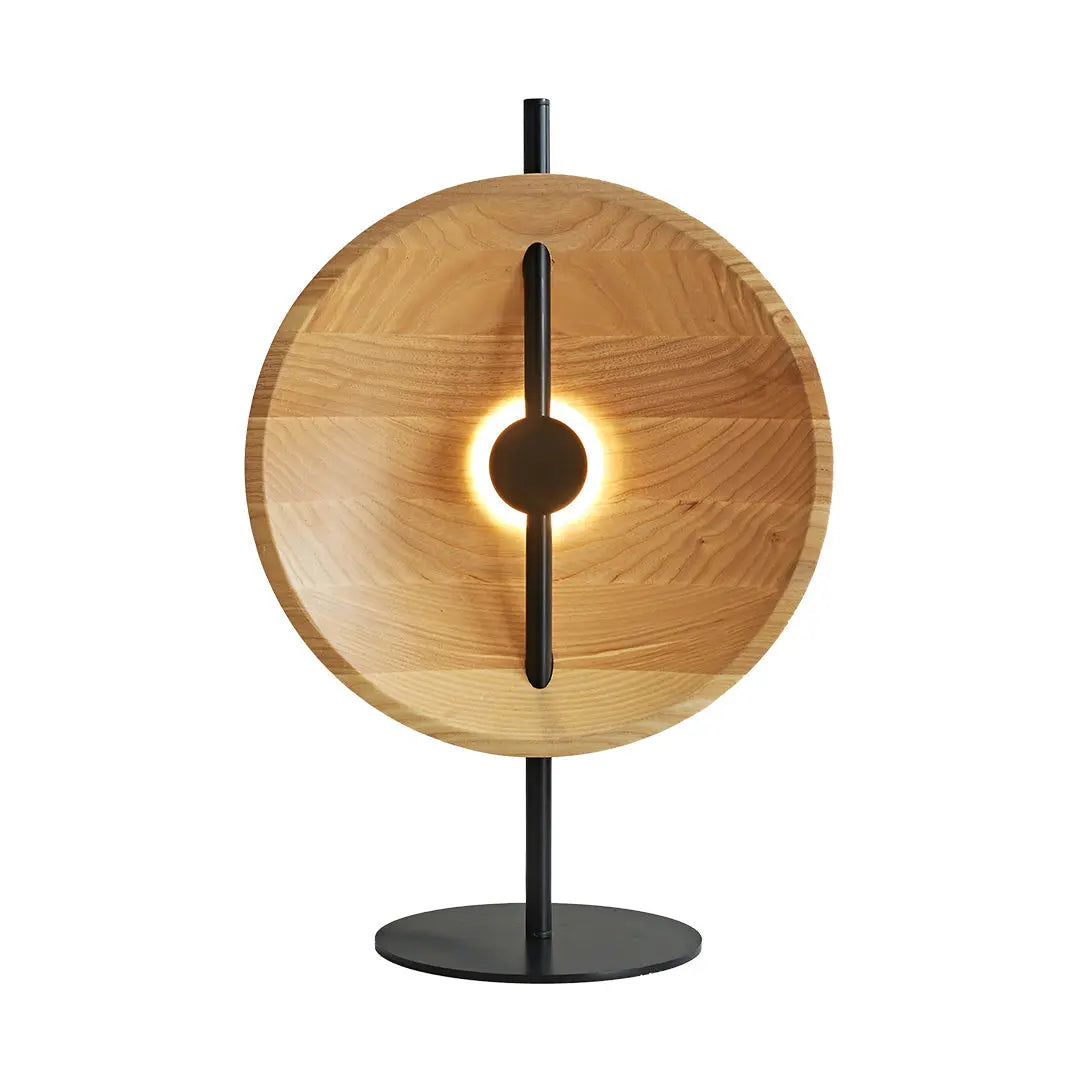 Modern Minimalist Wood Table Lamp - Artistic Design Luxe
