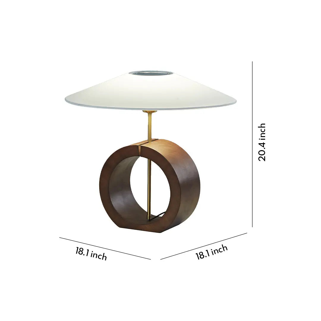 Nordic Minimalist Luxury Natural Wood Table Lamp - Creative Design Luxe