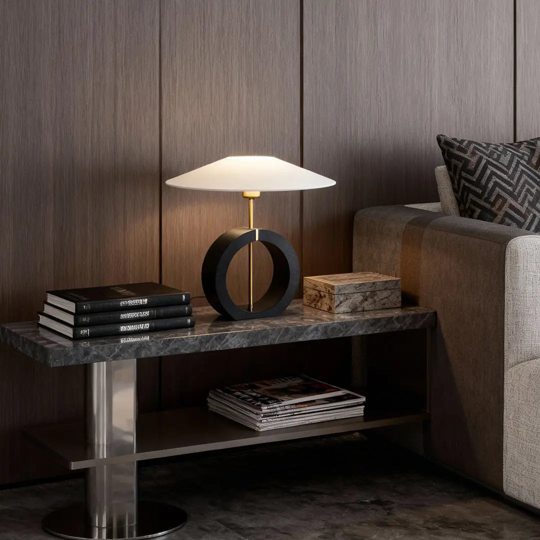 Nordic Minimalist Luxury Natural Wood Table Lamp - Creative Design Luxe