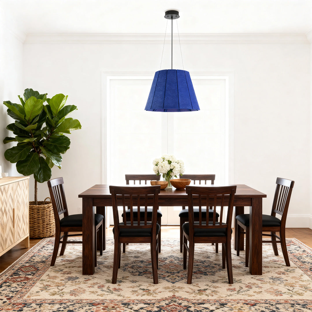 Pleated PET Felt Industrial Pendant — Iron, Sound-Absorbing, E27, 16" or 20.5", 5 Colors