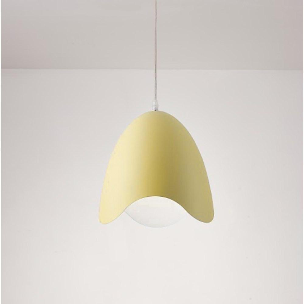 Half Eggshell 3-Light Pendant — Metal, Modern Industrial, Colorful (Yellow, Red, Blue)