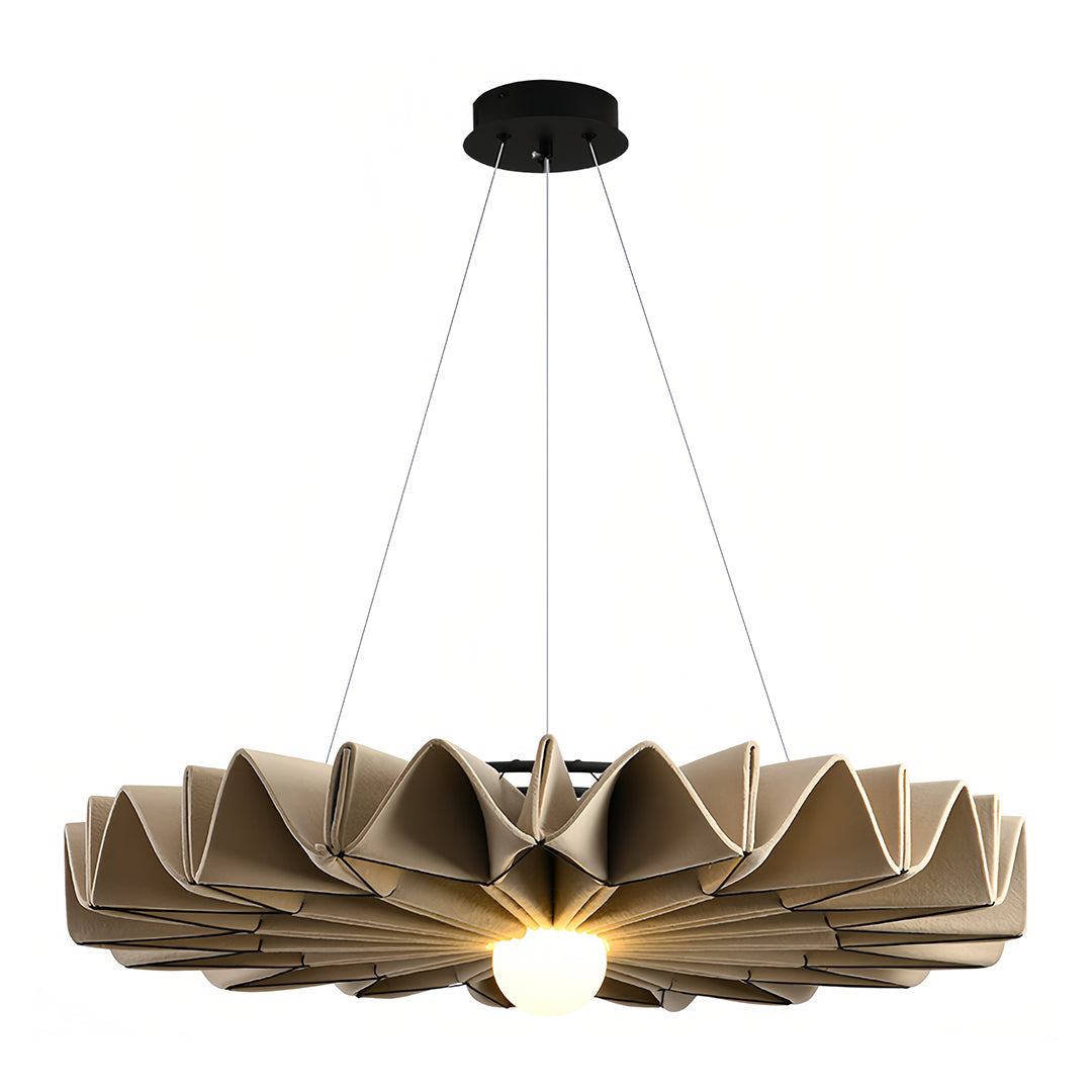 Large-Diameter PET Felt Pendant — Minimalist, Sound-Absorbing, E27, 24"–40" Sizes
