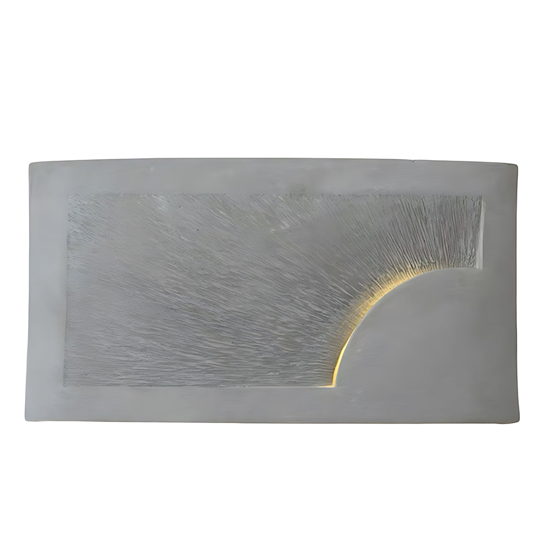 Minimalist Cement Wall Sconce — Up-Light, E14, 12W, 3-Step Dimming (3000K/4000K/6000K), Multiple Shapes