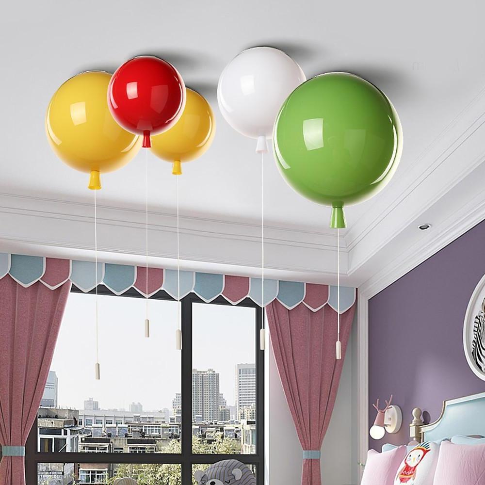 Air Balloon Flush-Mount Ceiling Light — Acrylic, LED, 1-Light, 8" or 12", 3000K / 6000K