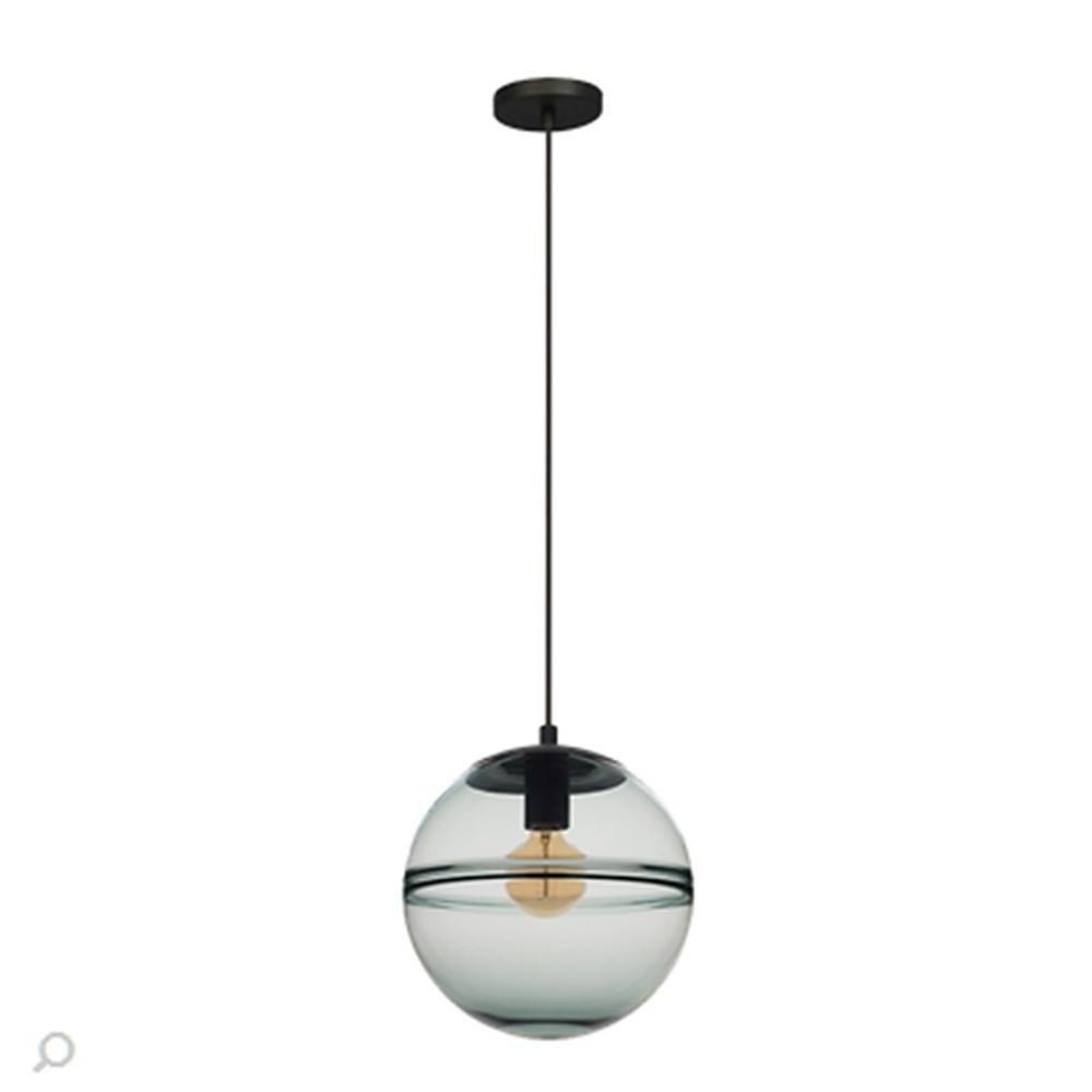 Industrial Globe Mini Pendant — Metal and Glass, 8" Shade, 47" Adjustable Chain