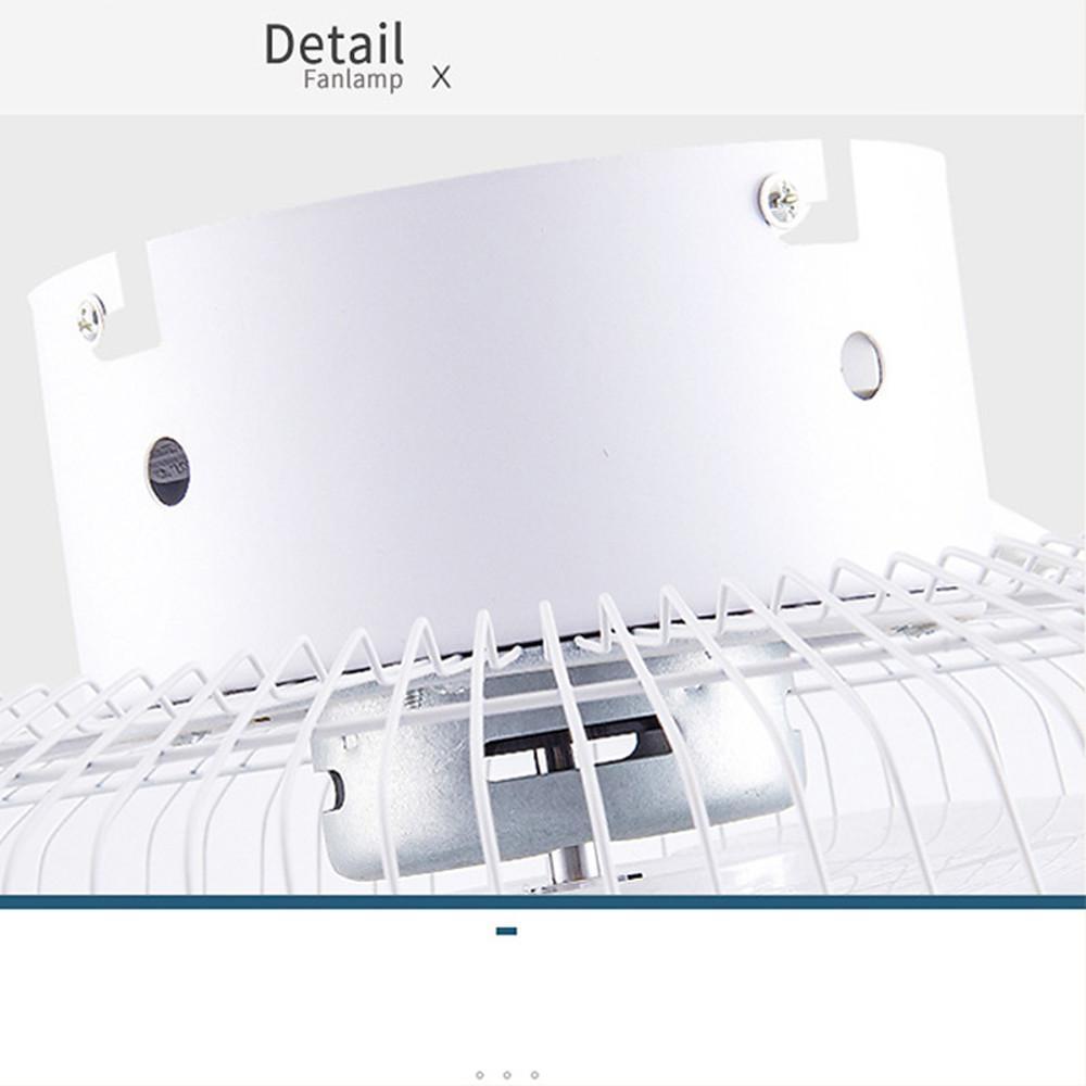 Bladeless Circular Flush Mount Ceiling Fan with Dimmable Light and Remote Control