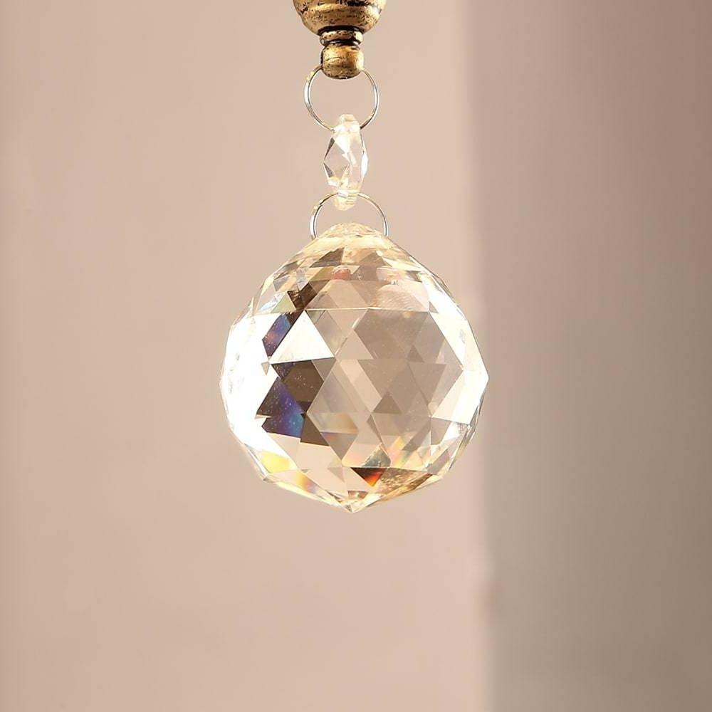 Crystal Flower Chandelier — Metal, Clear Crystal, E12/E14 LED, 4-, 5-, or 6-Light, 24" Diameter