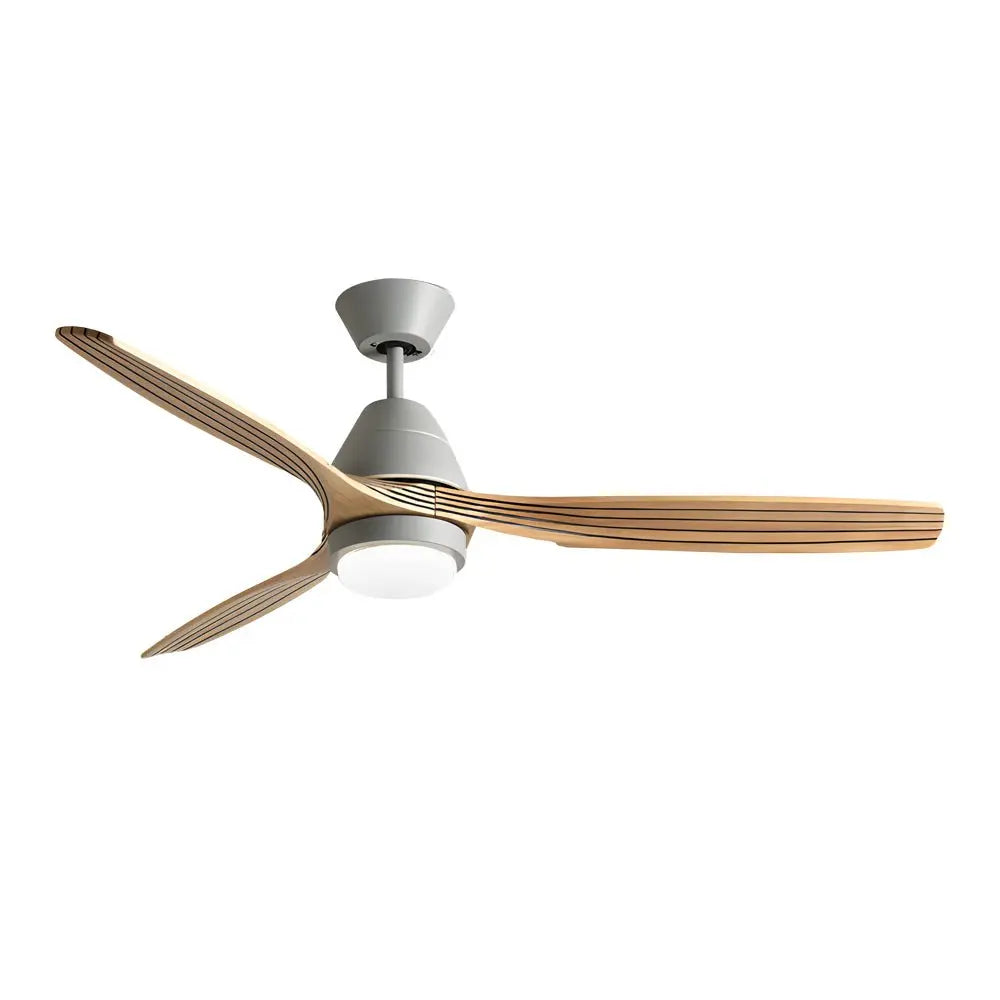 52-Inch Nordic Wooden Ceiling Fan with 3 Blades, Remote Control, and 6 Speed Settings Luxe