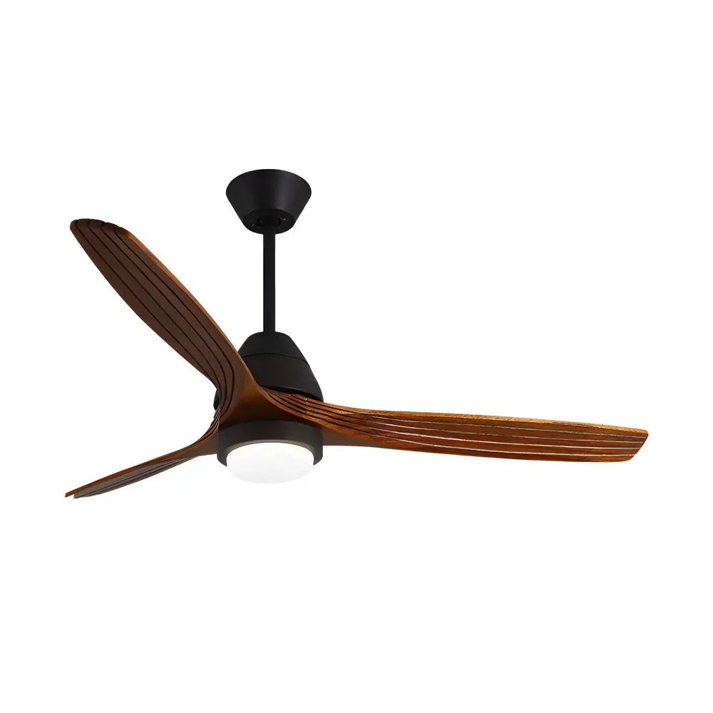 52-Inch Nordic Wooden Ceiling Fan with 3 Blades, Remote Control, and 6 Speed Settings Luxe