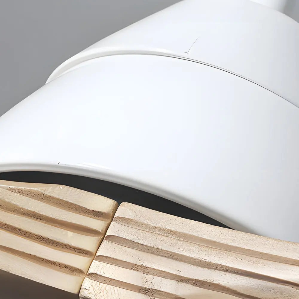 52-Inch Nordic Wooden Ceiling Fan with 3 Blades, Remote Control, and 6 Speed Settings Luxe