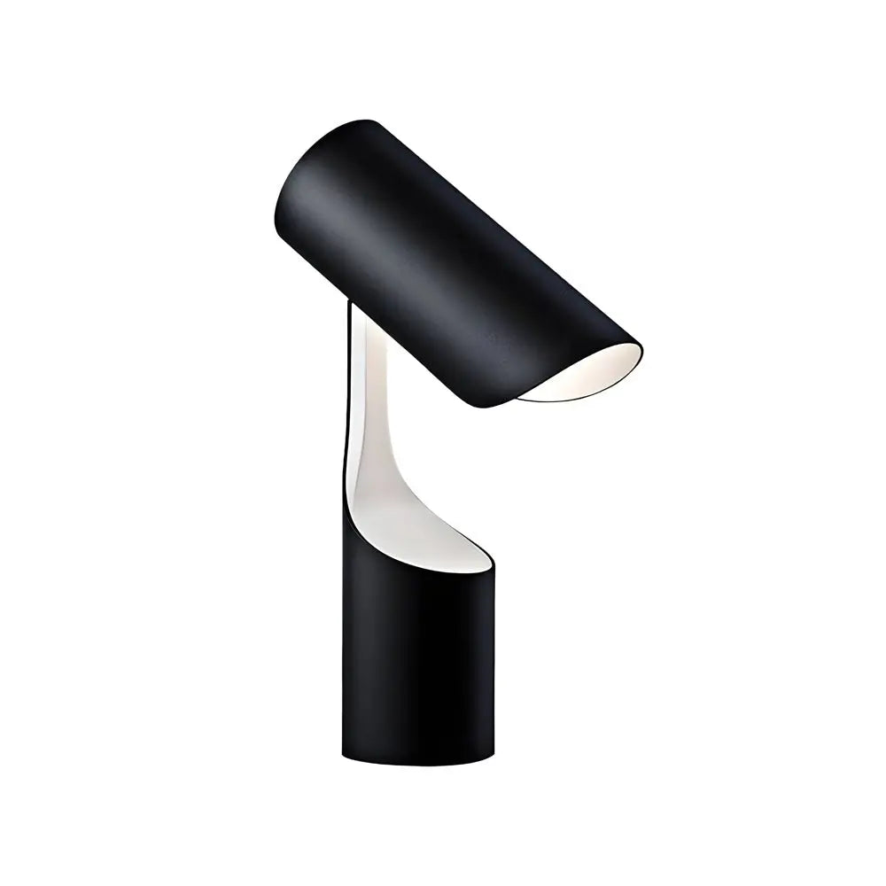 Adjustable Cylinder Design Nordic Black LED Desk Lamp for Your Home Office Luxe