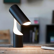 Adjustable Cylinder Design Nordic Black LED Desk Lamp for Your Home Office Luxe