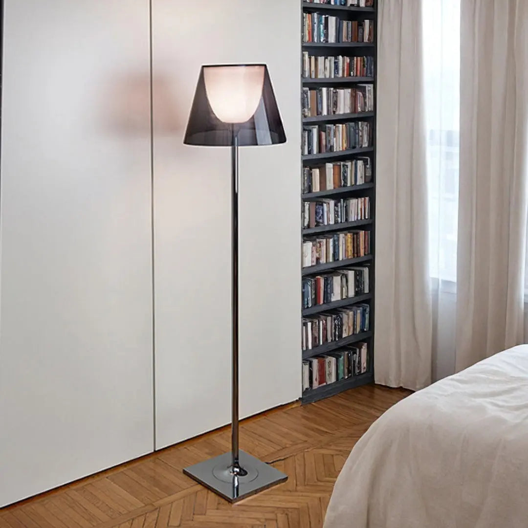 Sleek Contemporary Nordic Floor Lamp - Simple Standing Lamp for Reading Luxe