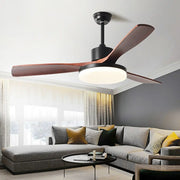 Remote-Controlled Dimmable LED Ceiling Fan Lamp with Nordic Frequency Conversion Luxe