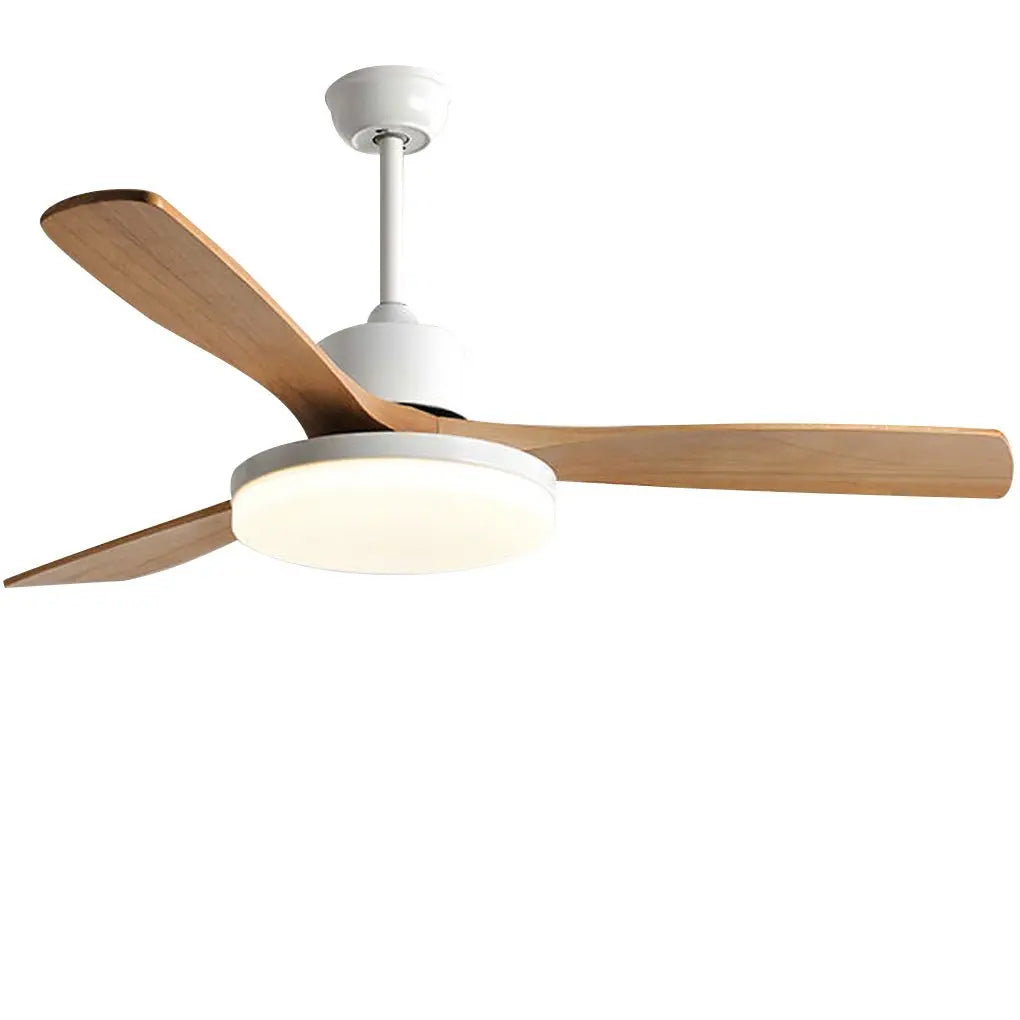 Remote-Controlled Dimmable LED Ceiling Fan Lamp with Nordic Frequency Conversion Luxe