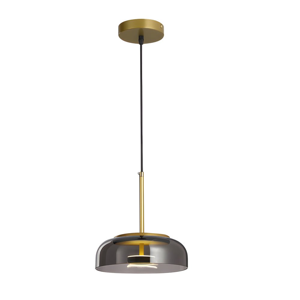 nordic led hanging lamp classic glass pendant light with 1 bulb