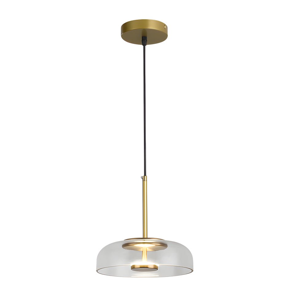 nordic led hanging lamp classic glass pendant light with 1 bulb