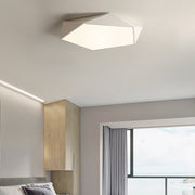 Minimalist Geometric LED Flush Mount — Acrylic, Three-Step Dimming (3000K/4500K/6000K), 24W–36W, 15.7" or 19.7"