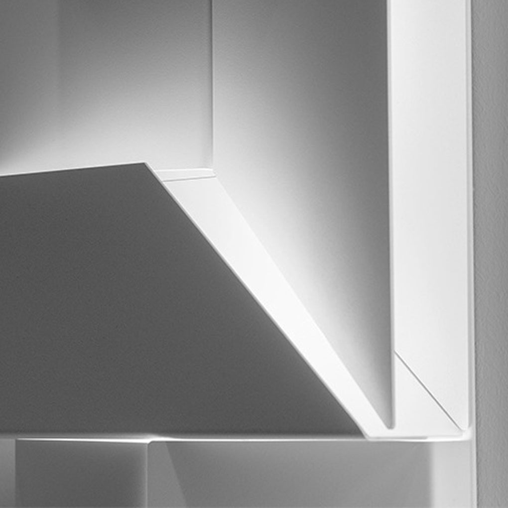 nordic minimalist geometric design led wall lamp with stepless dimming for living room