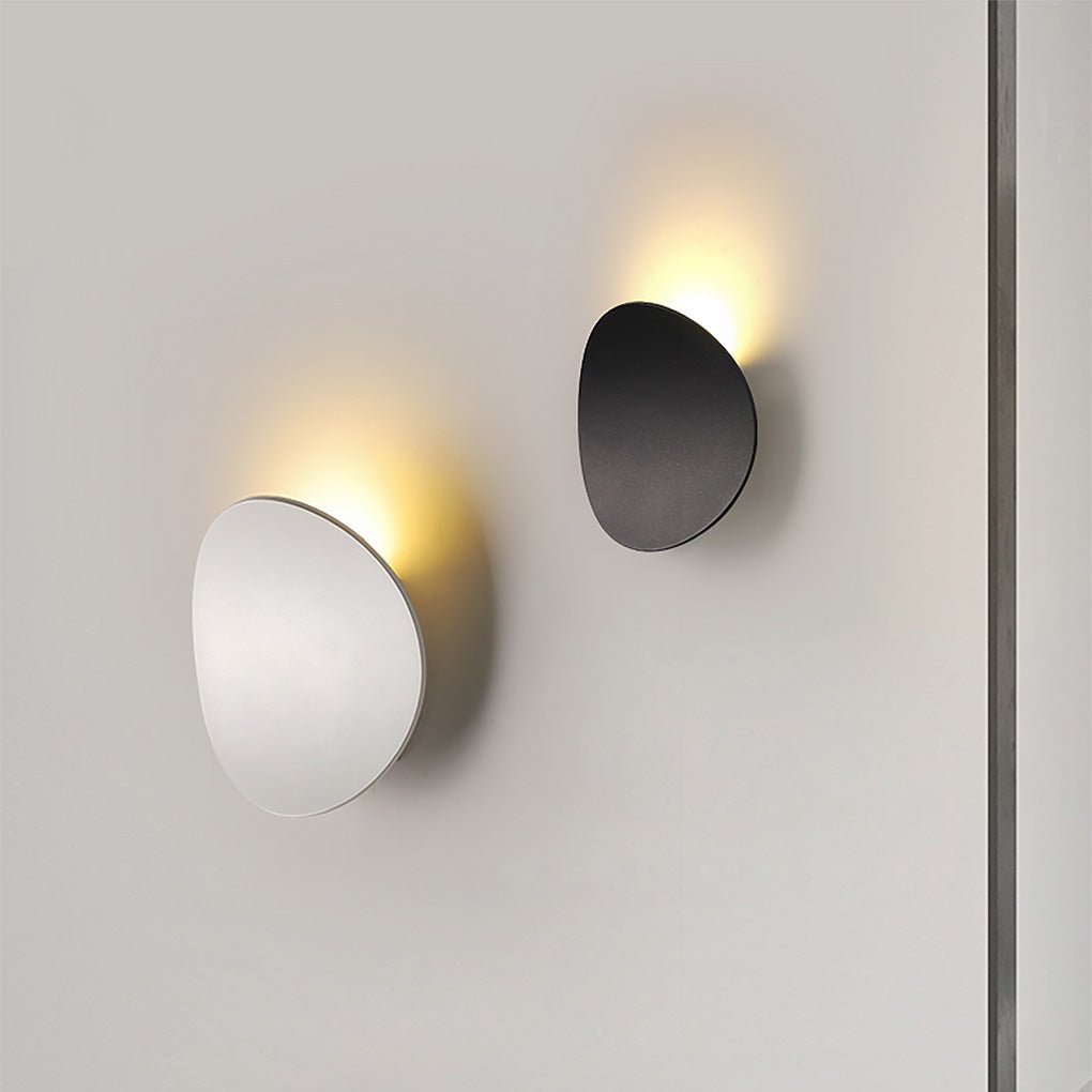 Minimalist Up/Down LED Wall Sconce — Die-Cast Aluminum, Frosted PMMA, 3000K/6000K, Black or White