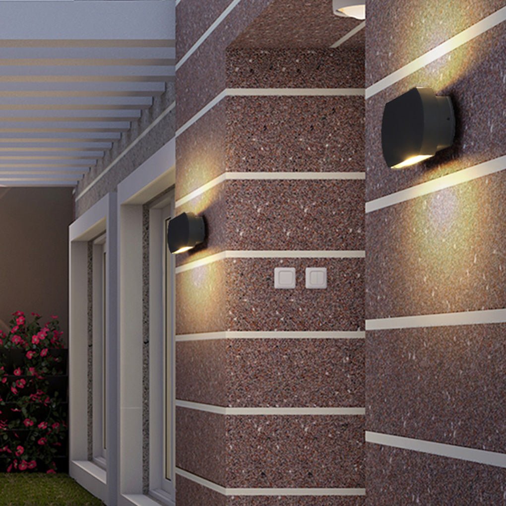 Waterproof Nordic Minimalist LED Wall Light for Outdoor Villa Courtyards and Aisles