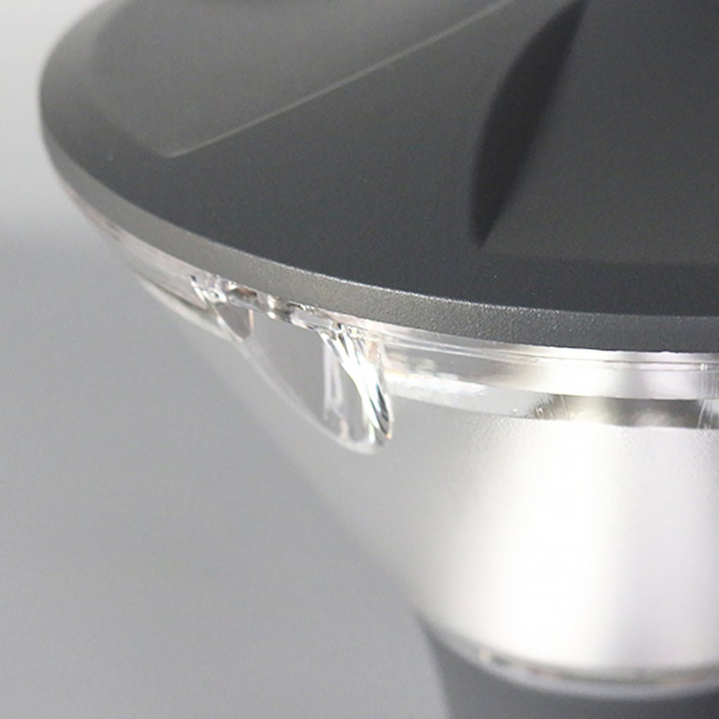 Round LED Outdoor Light — Die-Cast Aluminum & Frosted Acrylic, Wall or Post Mount, IP65, 11" / 31" Variants