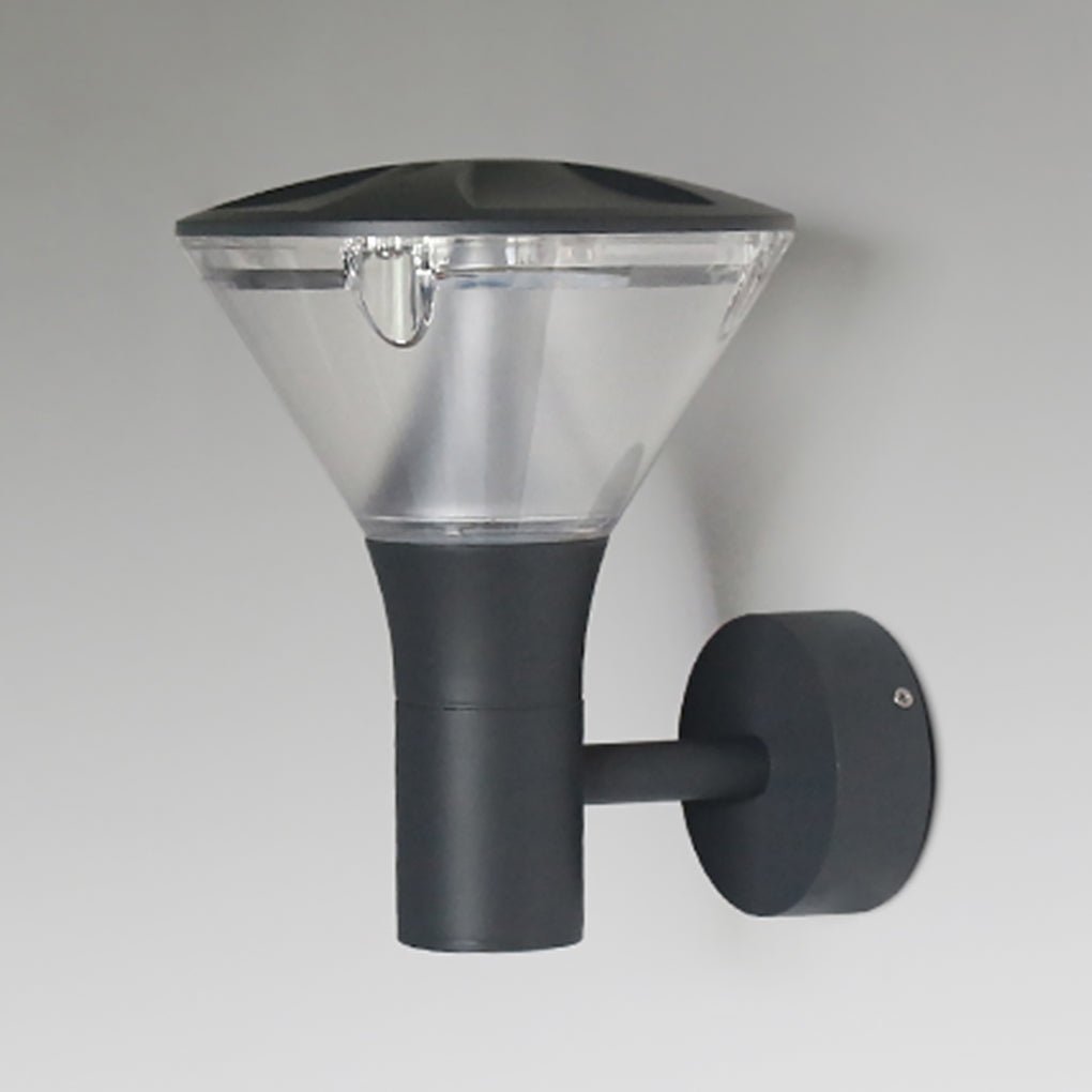 Round LED Outdoor Light — Die-Cast Aluminum & Frosted Acrylic, Wall or Post Mount, IP65, 11" / 31" Variants