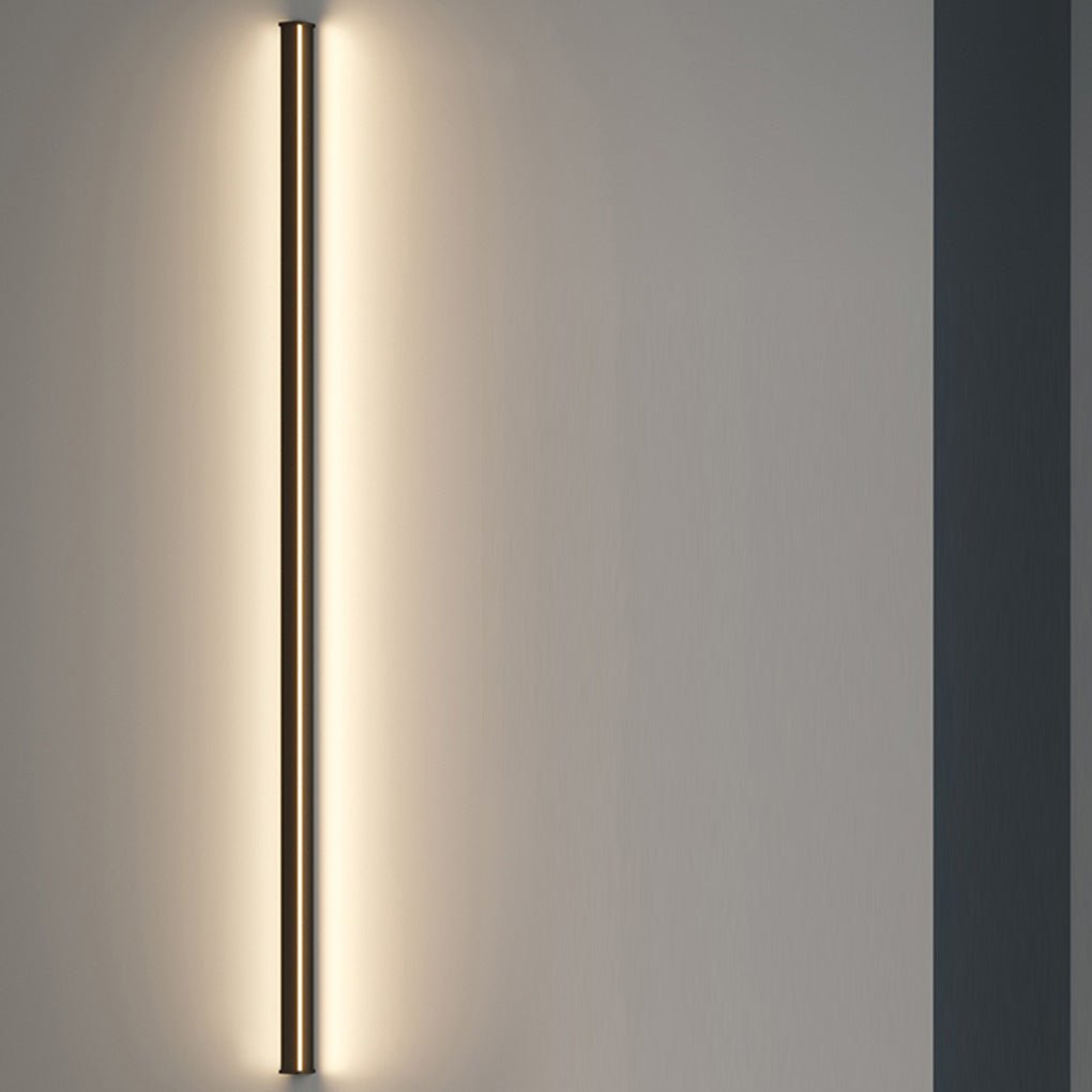 Minimalist Linear LED Wall Sconce — Aviation-Grade Aluminum, Stepless Dimming, 24" to 79"