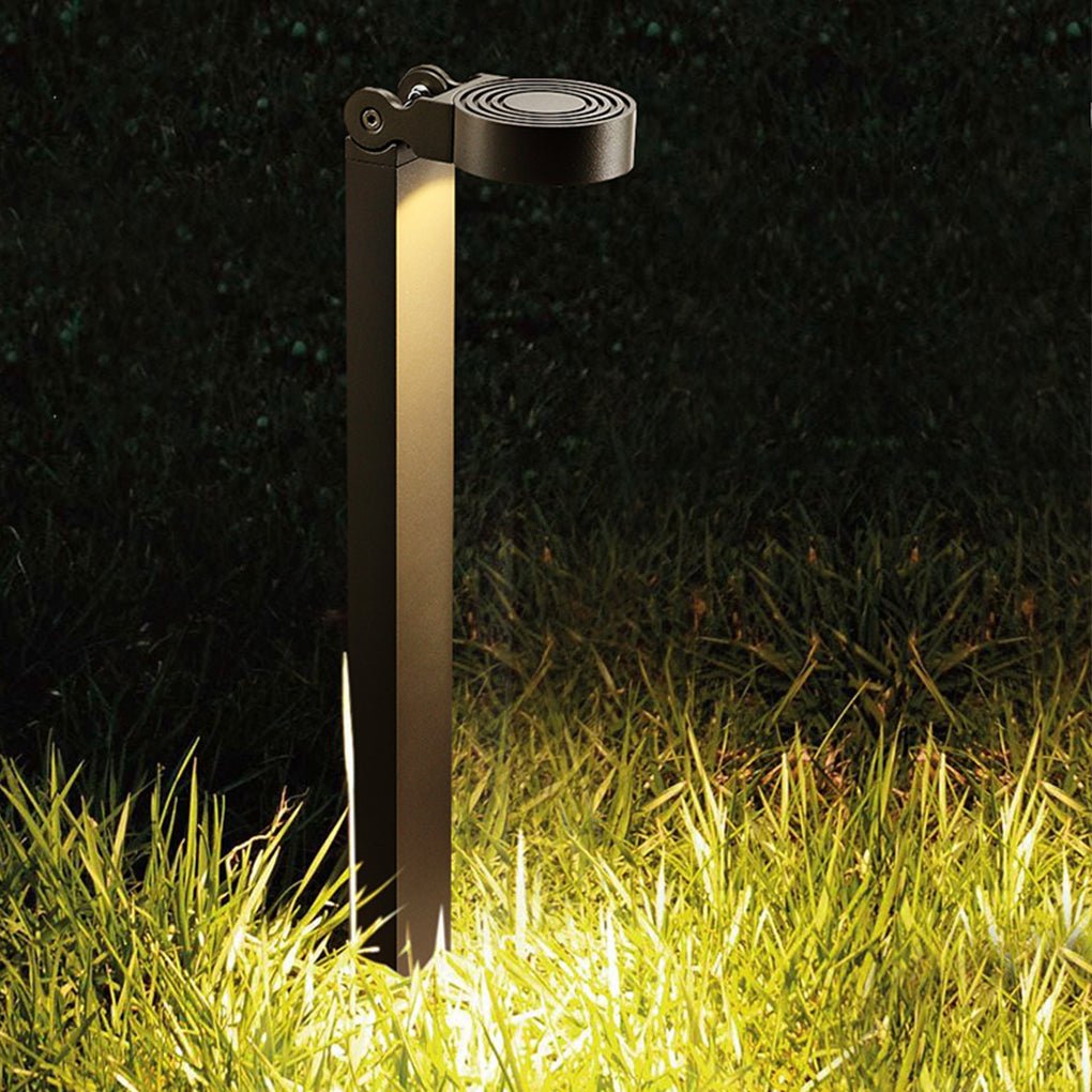 Adjustable Waterproof LED Outdoor Lawn Light with Nordic Minimalist Design