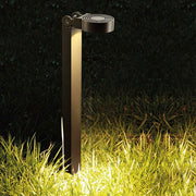 Minimalist Adjustable Outdoor Bollard Light — Die-Cast Aluminum, LED, IP54, 27"