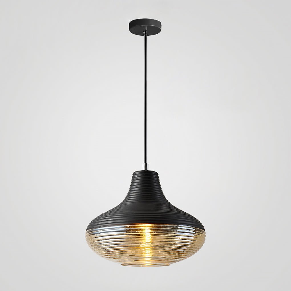 nordic modern minimalist spiral pattern glass chandelier for cafe bedroom and bar