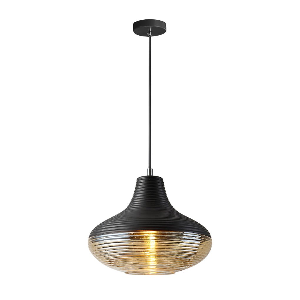 nordic modern minimalist spiral pattern glass chandelier for cafe bedroom and bar