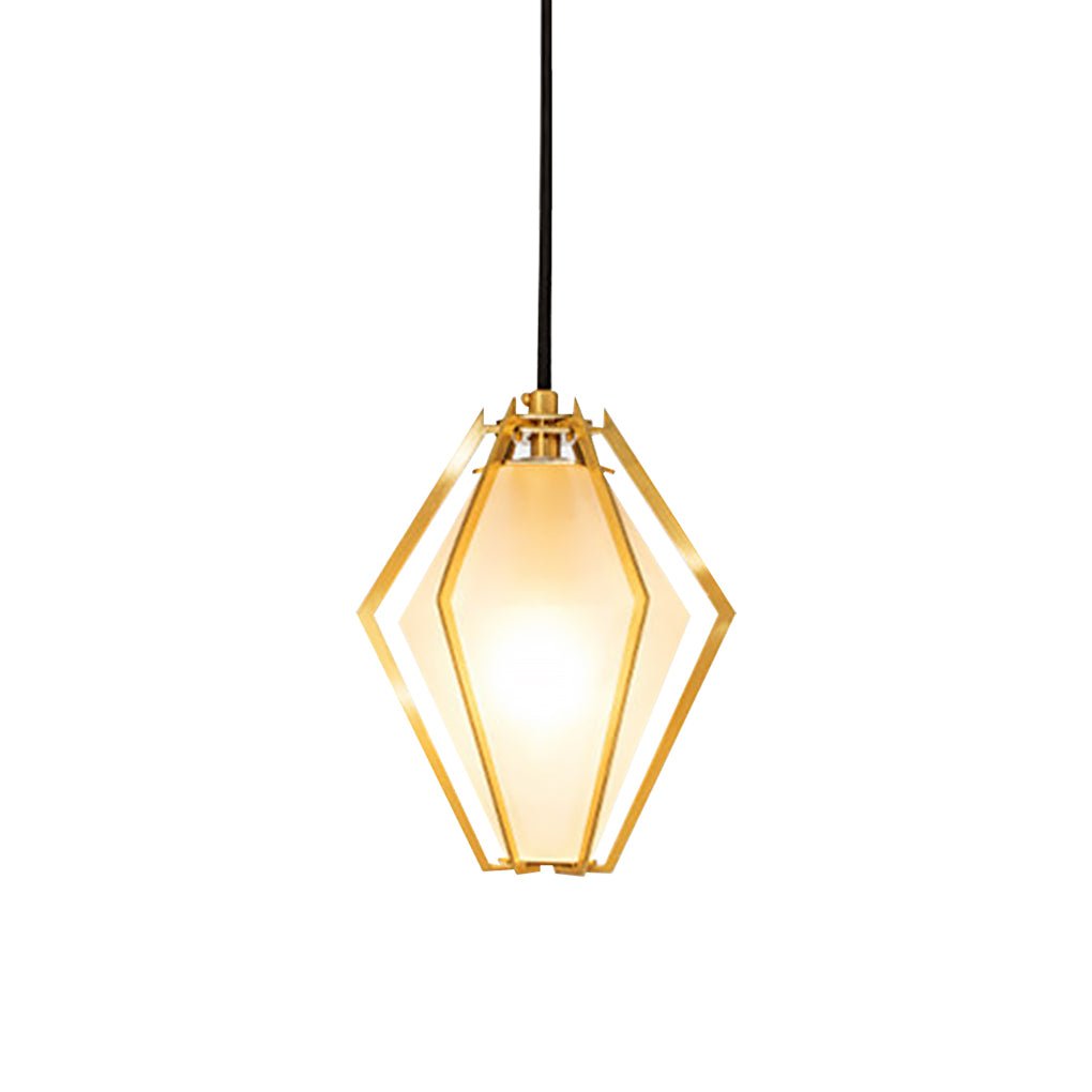 nordic postmodern art glass pendant light ideal for bedside or bar