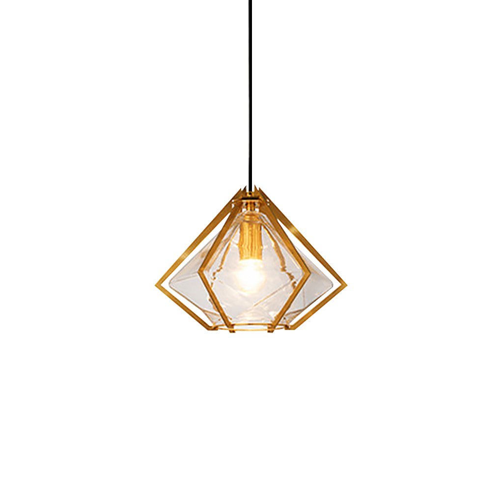 nordic postmodern art glass pendant light ideal for bedside or bar