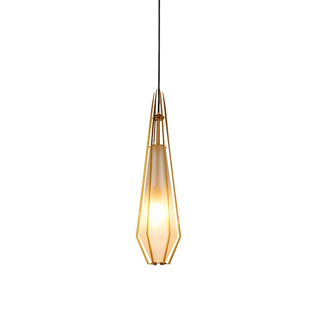 nordic postmodern art glass pendant light ideal for bedside or bar