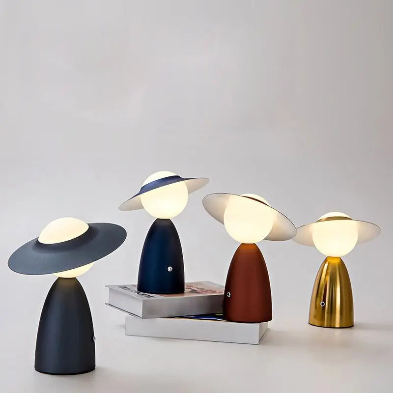 LED Accent Table Lamp - Nordic Scarecrow Design Luxe