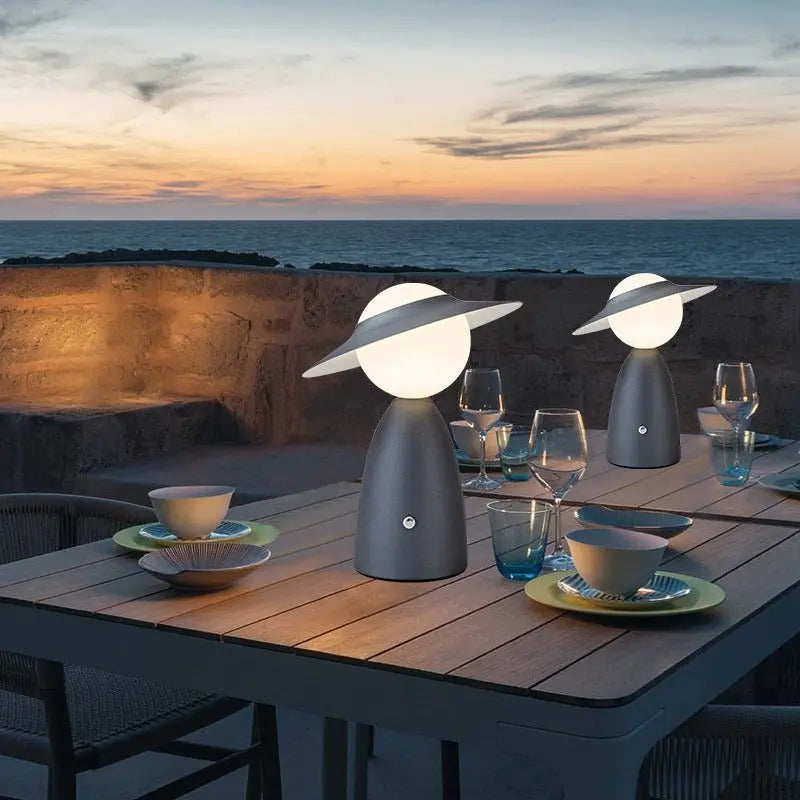 LED Accent Table Lamp - Nordic Scarecrow Design Luxe
