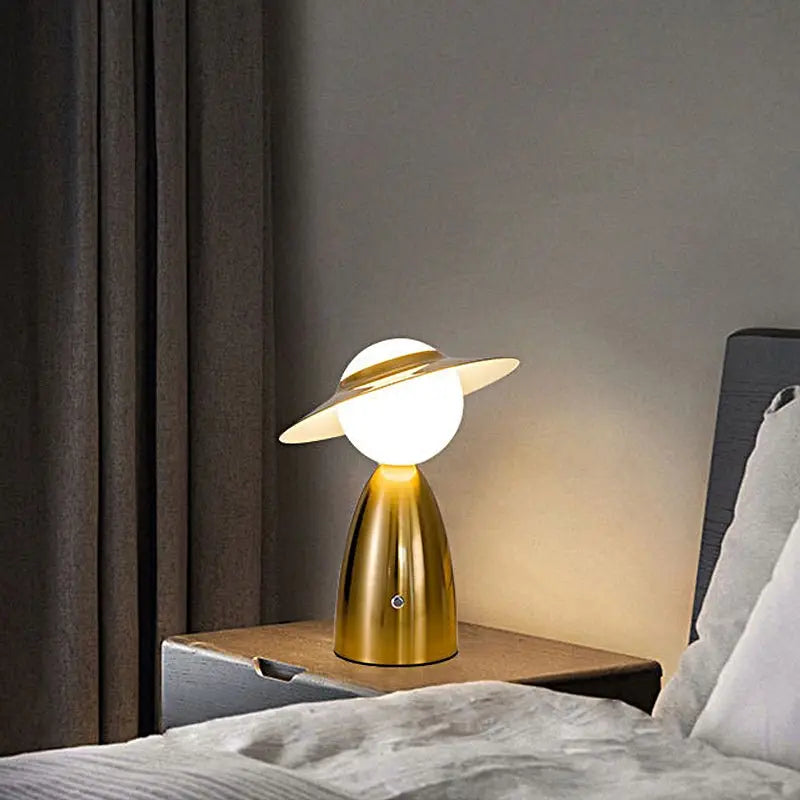 LED Accent Table Lamp - Nordic Scarecrow Design Luxe