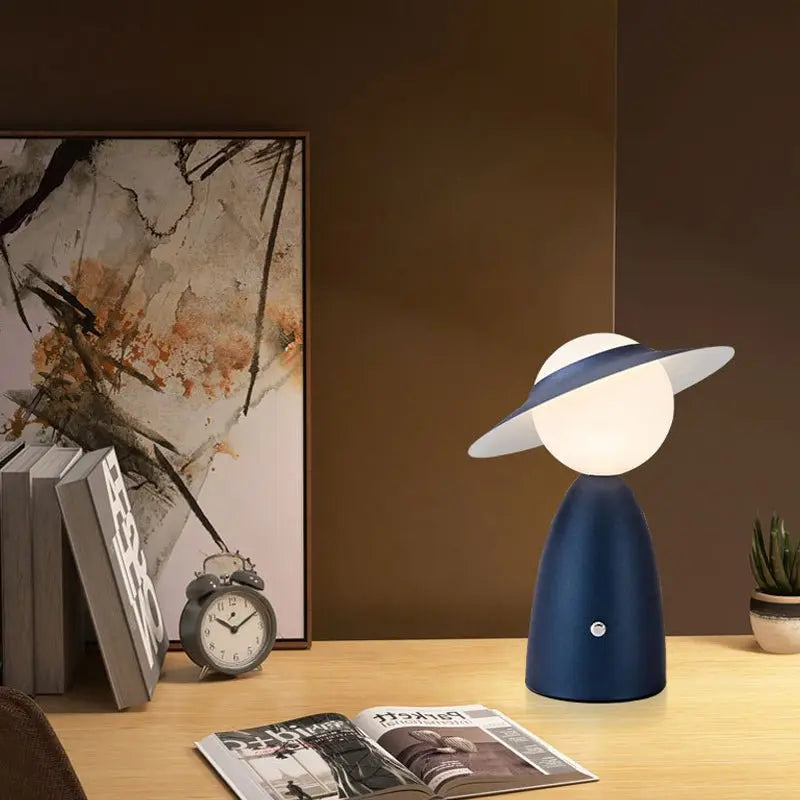 LED Accent Table Lamp - Nordic Scarecrow Design Luxe