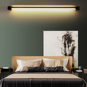 Linear Rotatable LED Wall Sconce — Aluminum, 350° Adjustable, Three-Step Dimming (3000K/4500K/6000K), 19"–69"