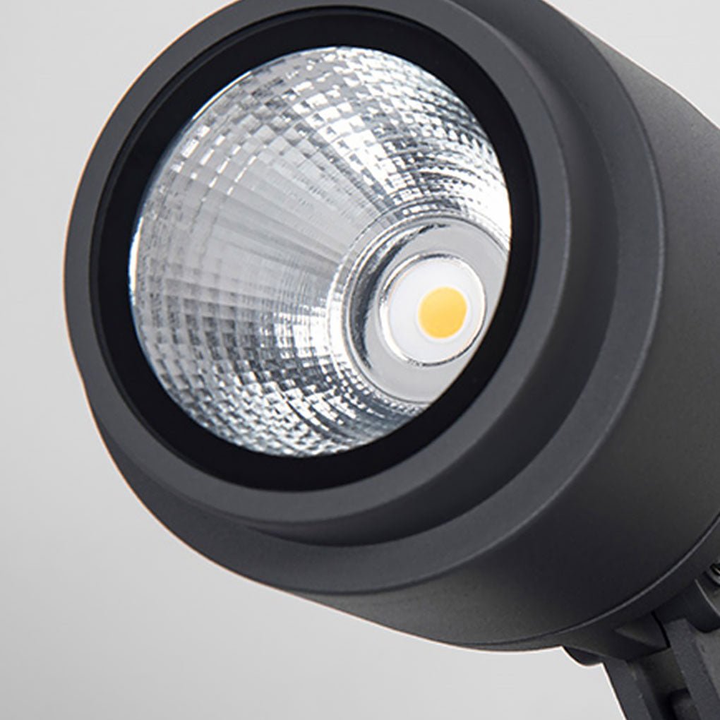 Minimalist LED Bollard Spotlight — Aluminum & Glass, 6W / COB 12W, IP65, 3000K Warm White, 39"