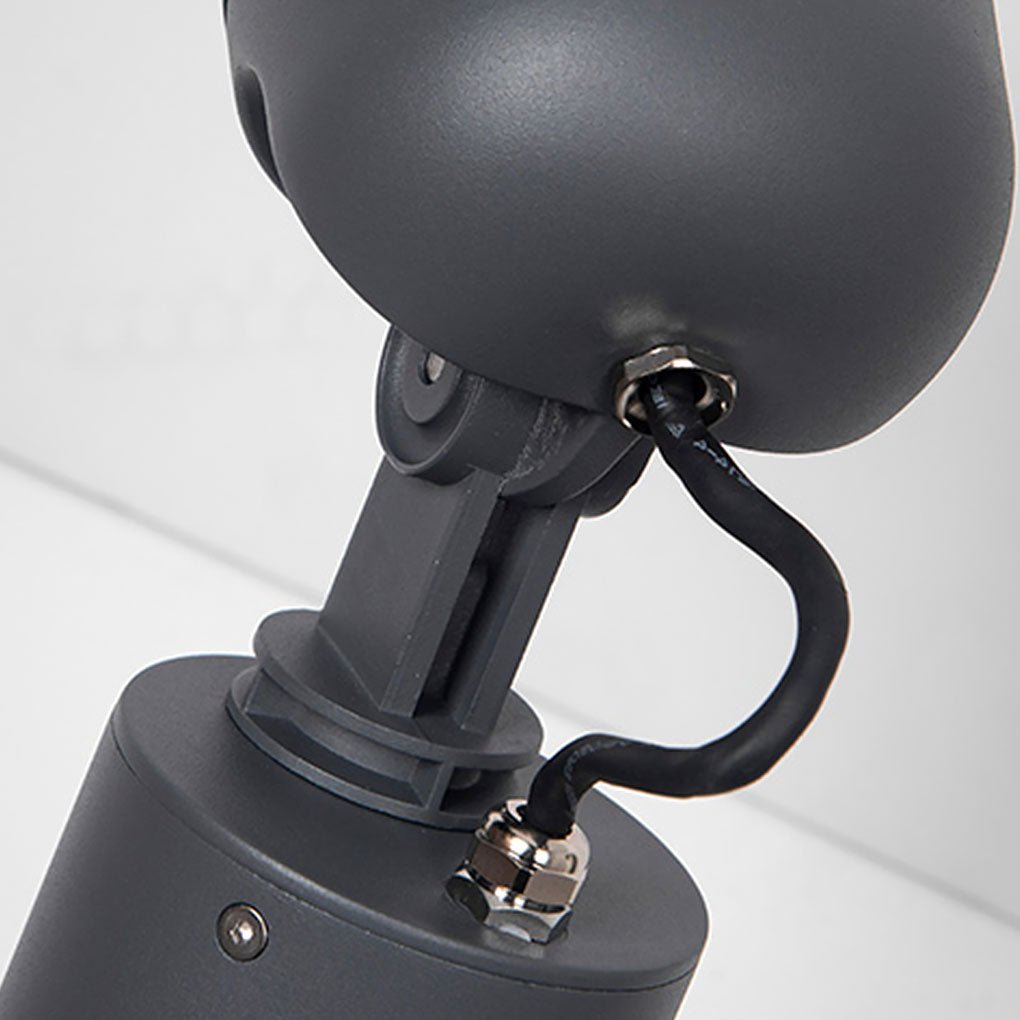 Minimalist LED Bollard Spotlight — Aluminum & Glass, 6W / COB 12W, IP65, 3000K Warm White, 39"