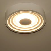 Geometric Multi-Circle LED Flush-Mount Ceiling Light — Aluminum, 6", 6W, 3000–6000K Adjustable