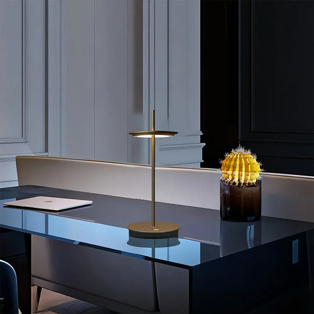 Modern Portable Metal Buffet Lamps - Dimmable Cordless Table Lamps Luxe